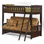Wood Futon Bunk Bed